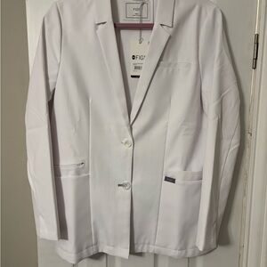 Figs Women's Elegant White Blazer